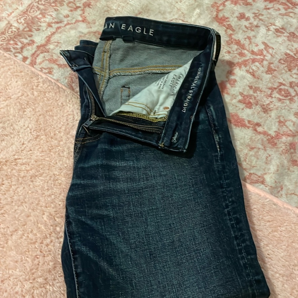 Mens american eagle blue jeans new
